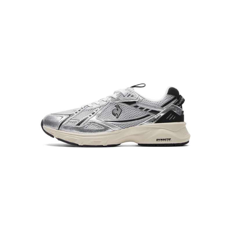 le coq sportif LCS R2004 French Rooster Simple Comfortable Low-Top Dad Shoes Unisex Gray Silver