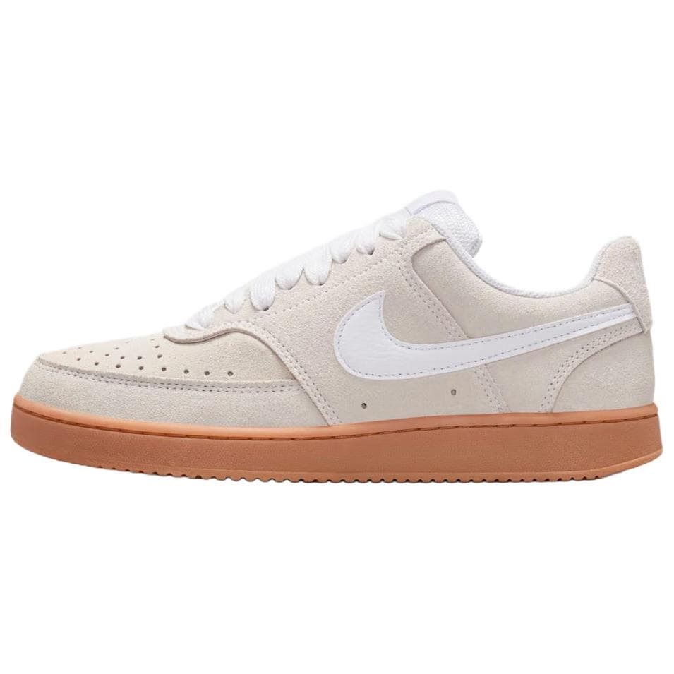 Nike Court Vision Comfortable Fit Breathable Skate Shoes Women's Off-White