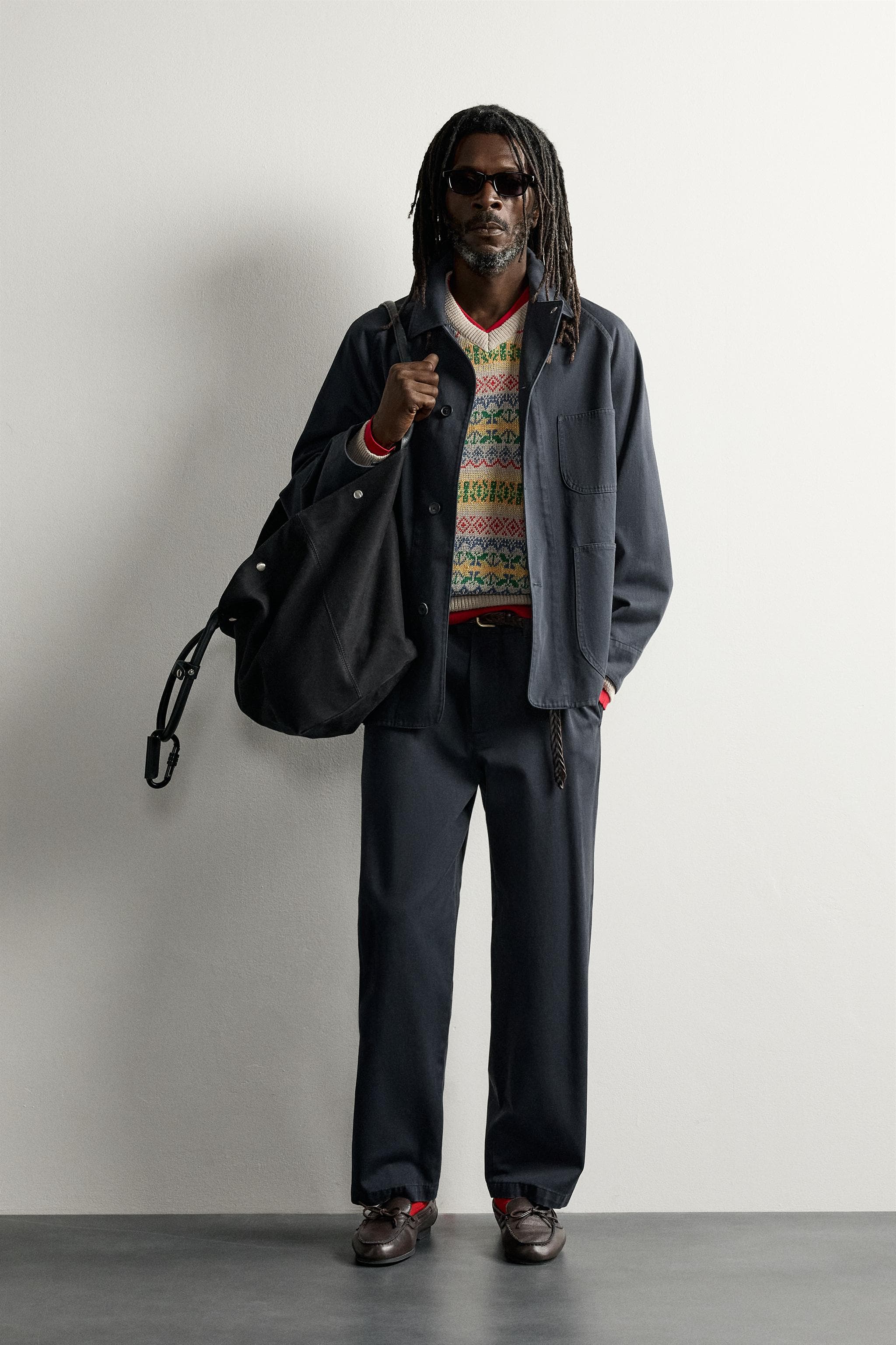 AARON LEVINE X ZARA REGULAR FIT CHINO TROUSERS