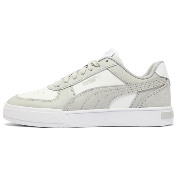 PUMA Caven Wear-Resistant Low-Top Skateboard Shoes Unisex Gray White