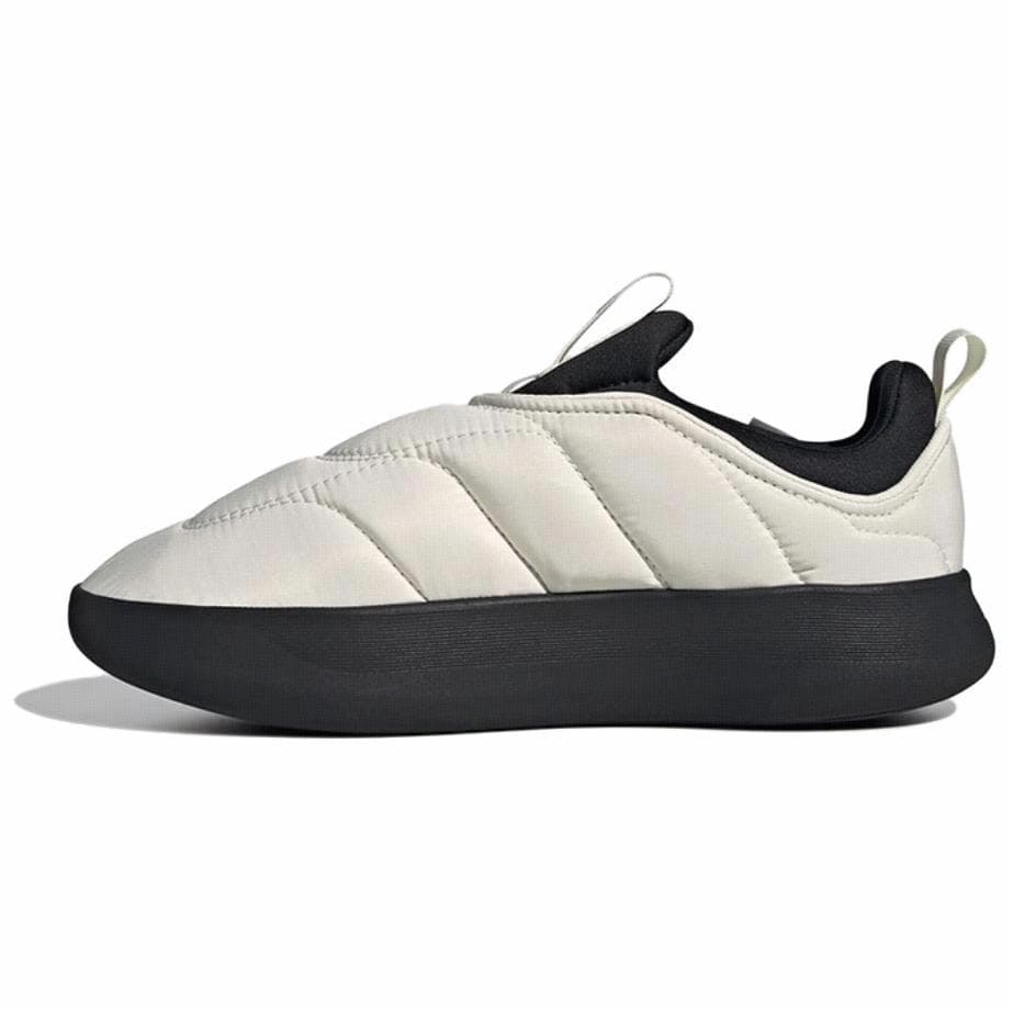 Adidas Adipuff Casual Shoes Unisex Low-Top Jade White/Black/Light Orange Yellow