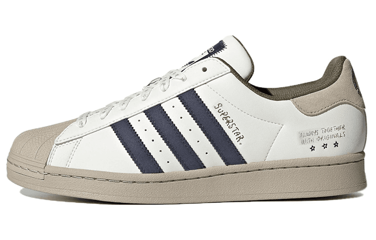 Adidas Originals Originals Superstar 'White Beige Navy'