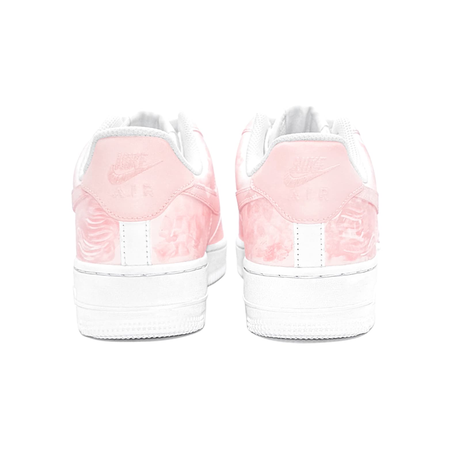 Custom Sneakers Nike Air Force 1 'CNY Year of the Horse' Low-Top Sneakers Women's Pink White