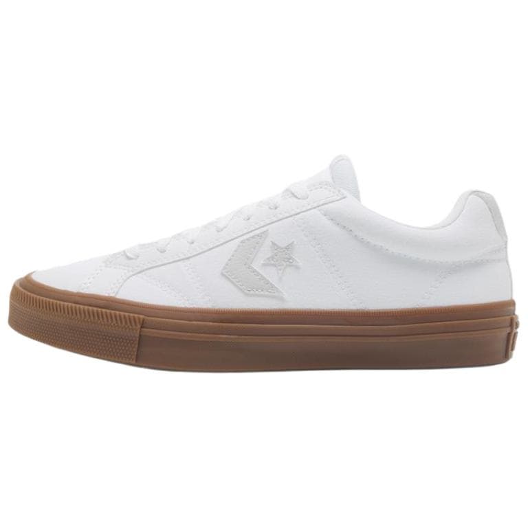 Converse Sport Casual Fabric Synthetic Leather Comfort Versatile Anti-Slip Wear-Resistant Low-Top Sneakers Unisex White