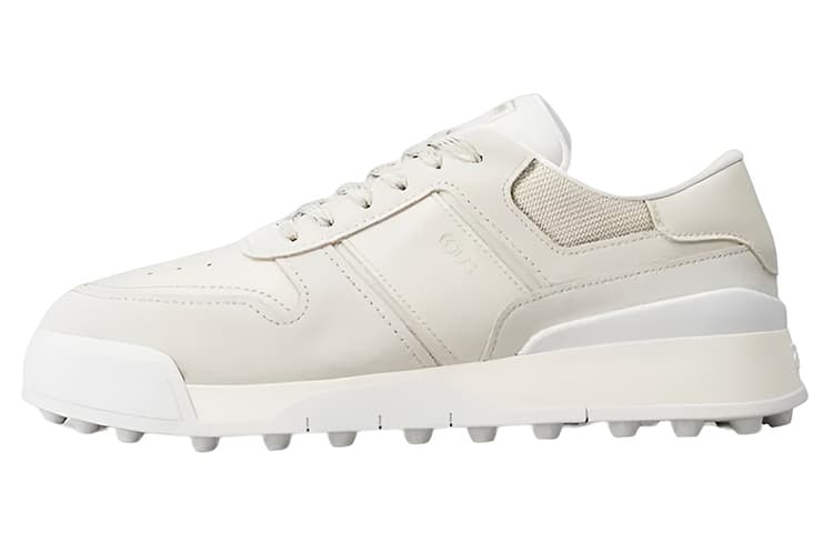 TOD'S Logo Embossed Panelled Lace Up Sneakers