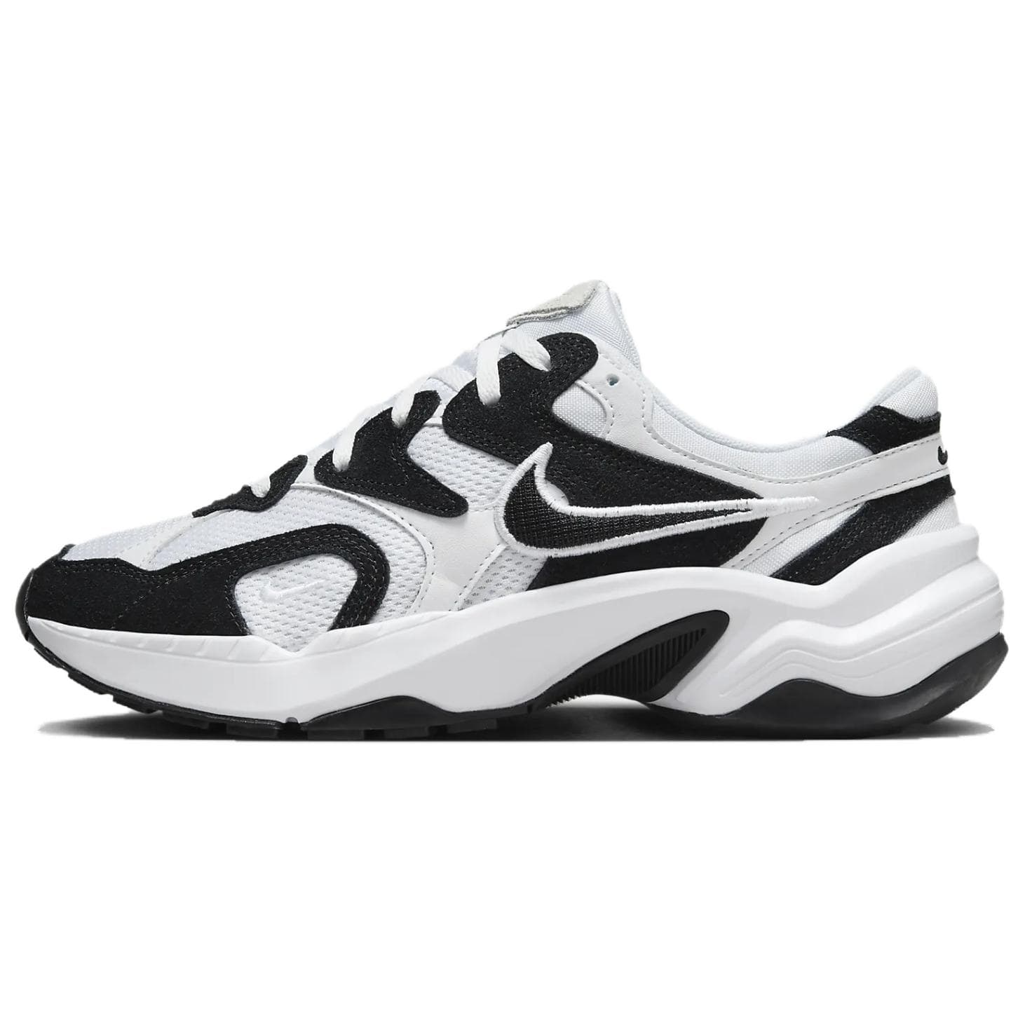 Nike AL8 Anti-Slip Wear-Resistant Low-Top Casual Shoes Women's Black White