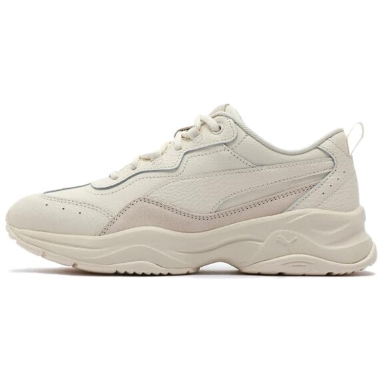 PUMA CILIA LUX Anti-Slip Wear-Resistant Low-Top Casual Shoes Women's Ecru