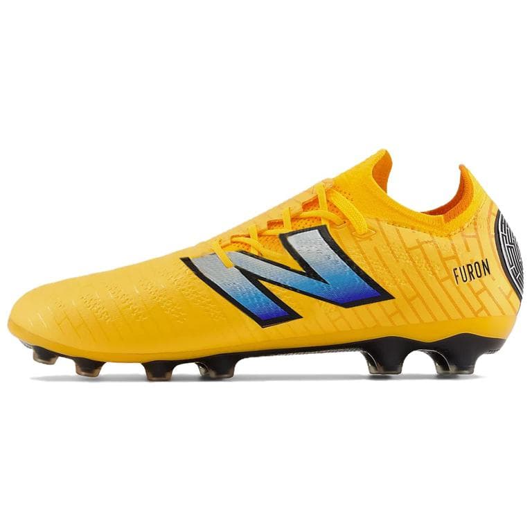New Balance FURON PRO V7+ Comfortable Versatile Soccer Cleats Men's Yellow