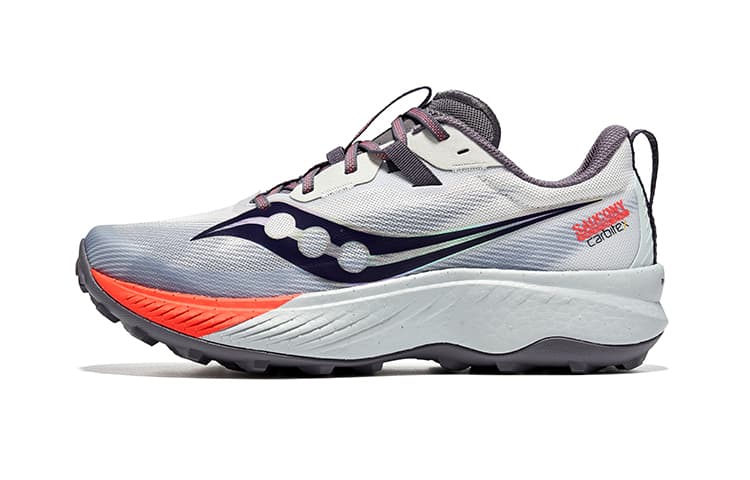 Saucony ENDORPHIN EDGE Running Shoes Men Low-Top Gray Red