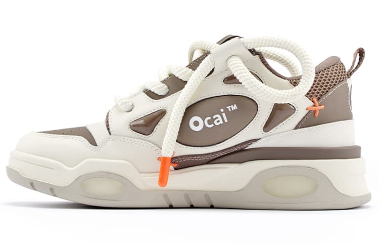 Ocai Low-Top Skateboard Shoes Unisex Brown