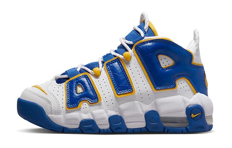 Nike Air More Uptempo Game Royal Yellow Ochre GS
