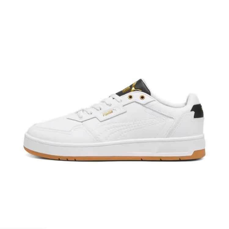PUMA Abrasion-Resistant Low-Top Casual Shoes Unisex White