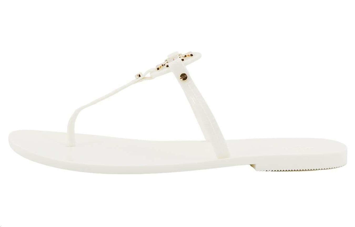 TORY BURCH Mini Miller Logo Plaque Slip On Sandals Women's