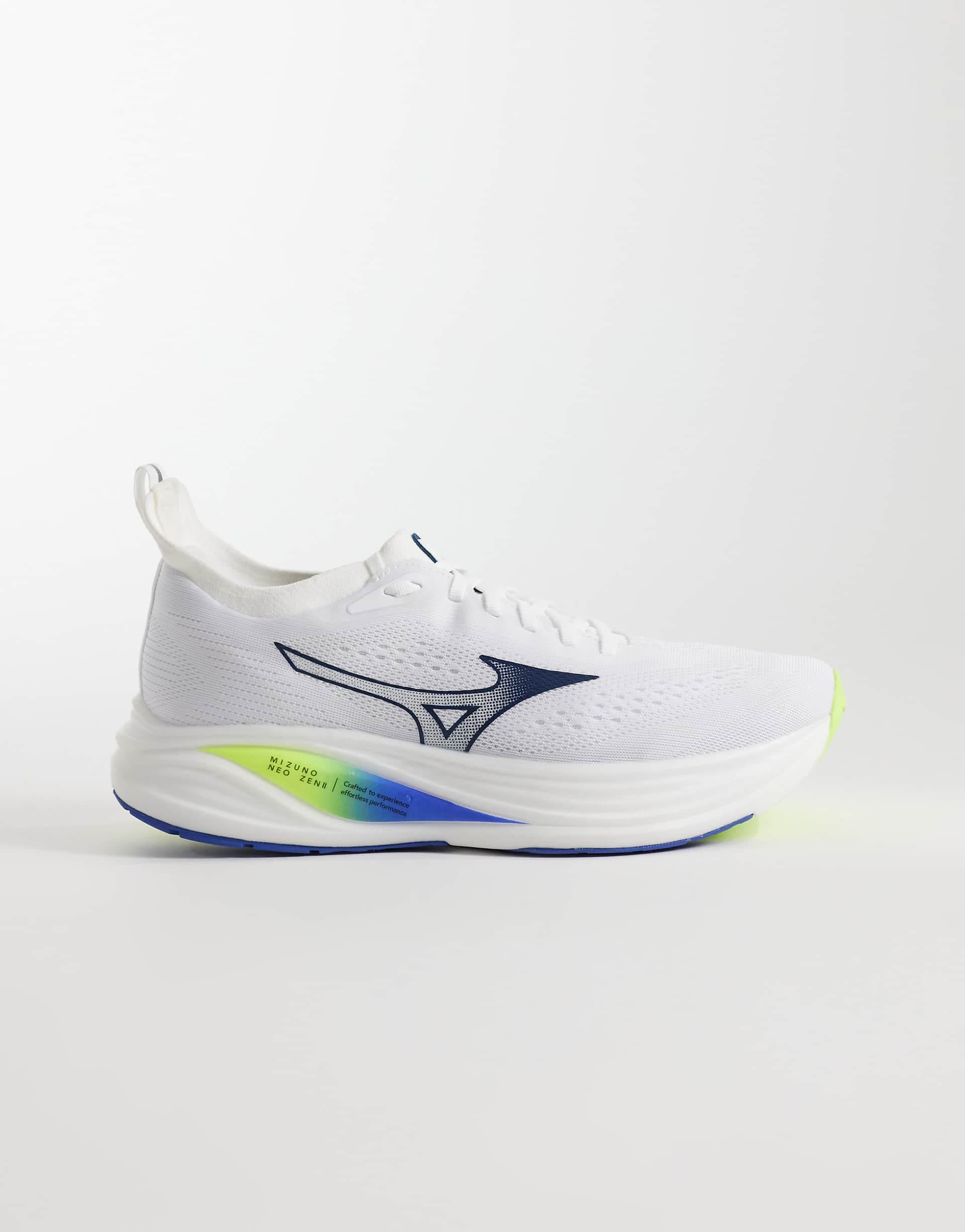 Mizuno Neo Zen 2 running sneakers in white and blue