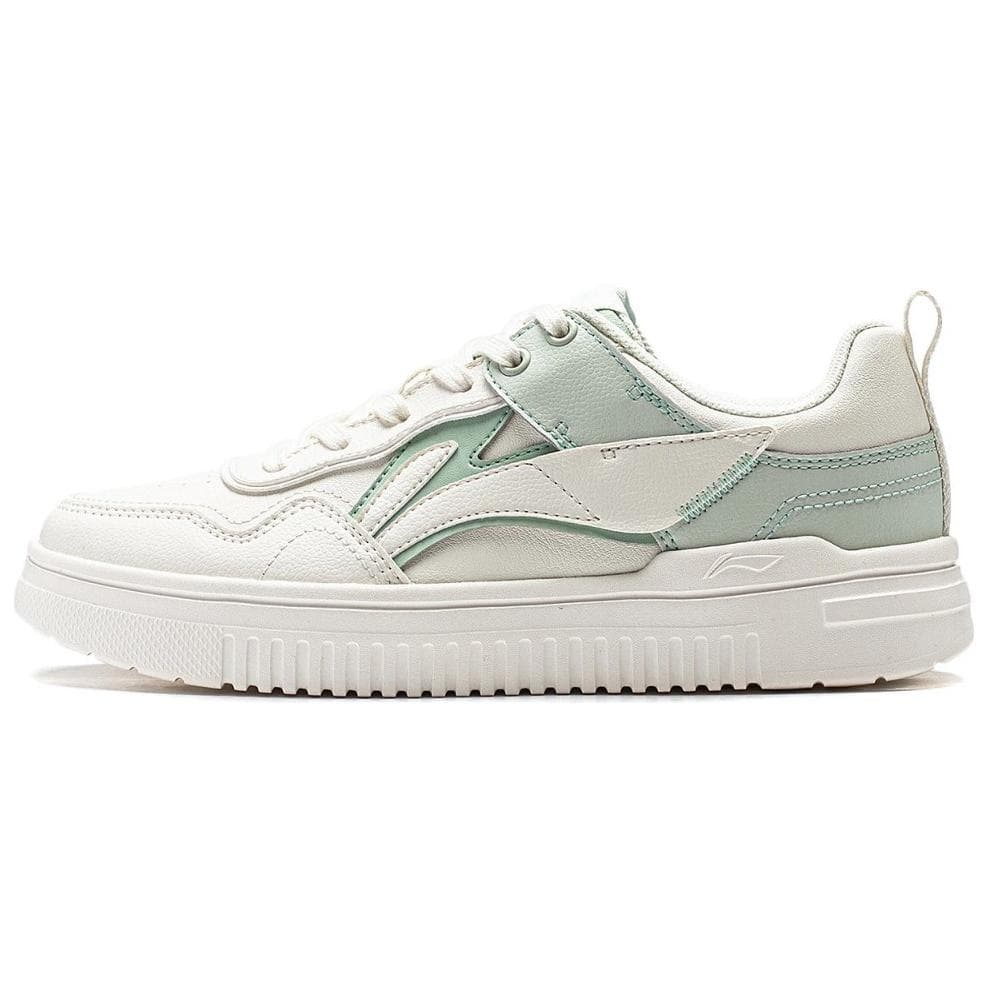 LiNing Qingyun Low-Top Casual Shoes Women's White Green