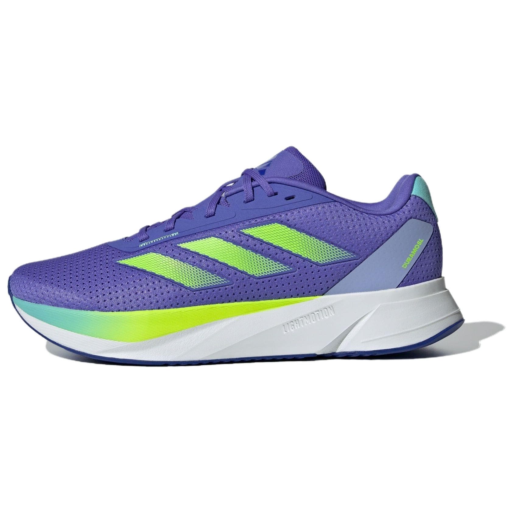 adidas DURAMO SL Comfortable Versatile Anti-Slip Wear-Resistant Low-Top Running Shoes Men's Blue Purple