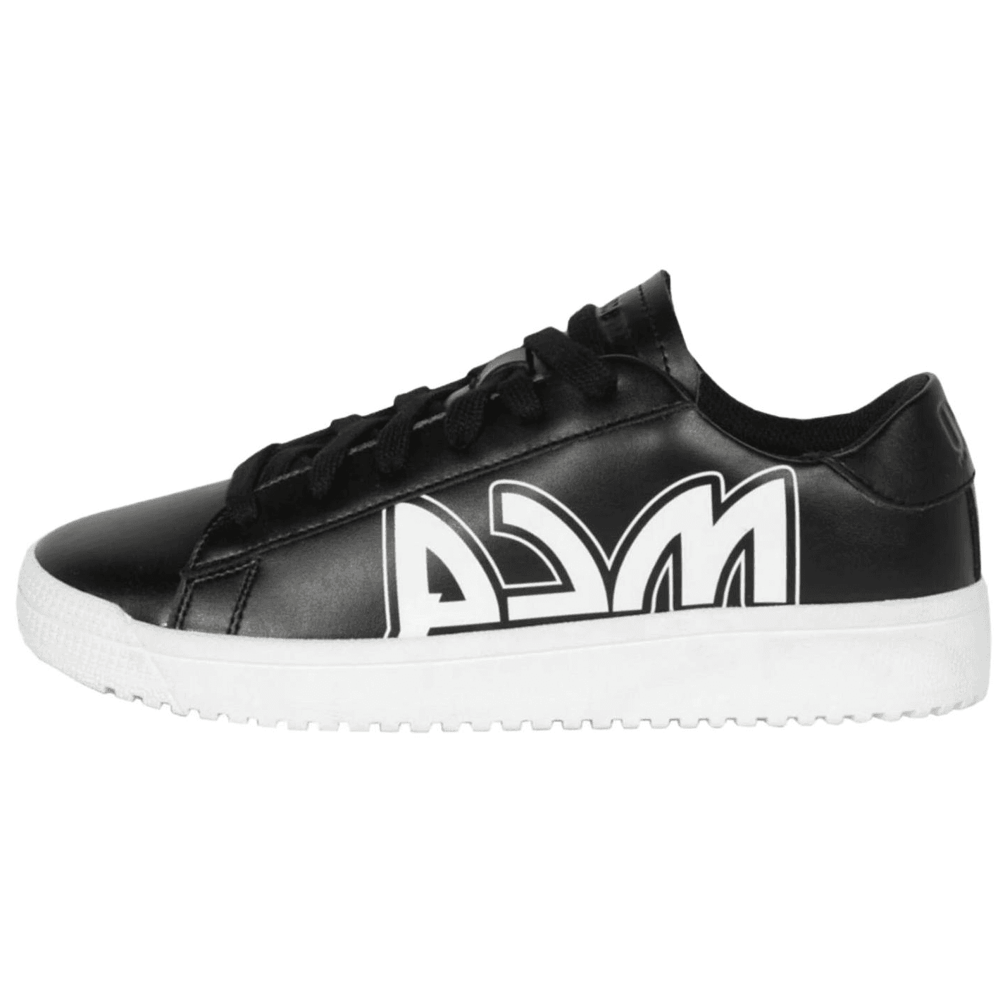 Alexander McQueen Leather Logo Print Low-Top Sneakers Women's Black