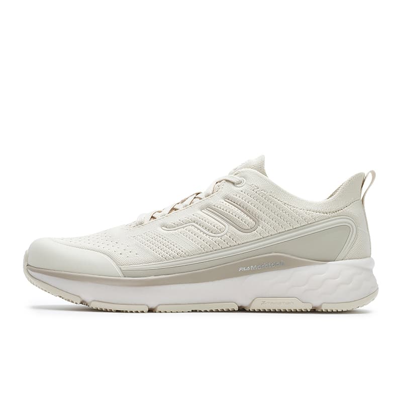FILA MIND 7 Cushioned Slip-Resistant Breathable Low-Top Casual Running Shoes Men's White