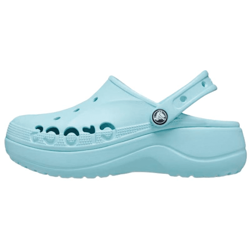Crocs Baya Platform Clog EVA Lightweight Comfortable Commuter Outdoor Minimalist Trendy Personality Clogs Women's Blue