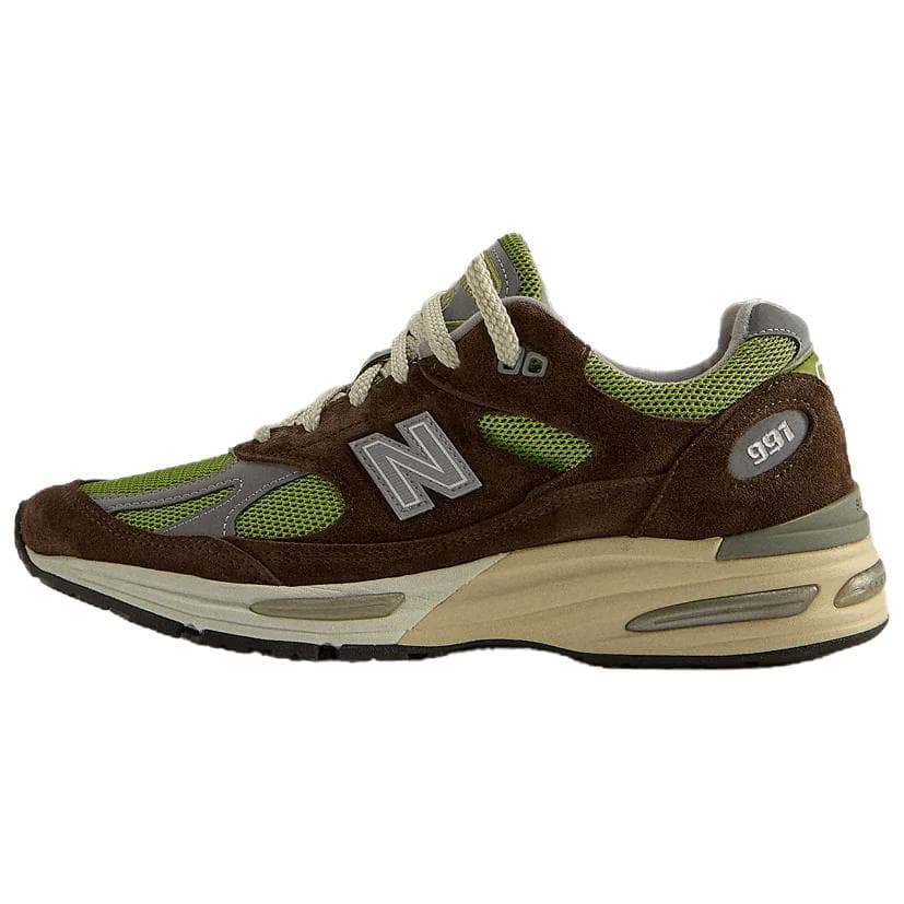 KITH x Daniëlle Cathari × New Balance NB 991 V2 Reverse Matcha Comfort Fit Low-Top Running Shoes Unisex Dark Brown