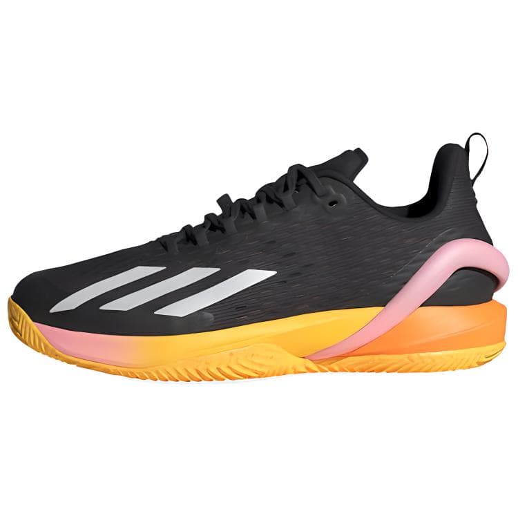 adidas Adizero Cybersonic Soft Comfort Wear-Resistant Anti-Slip Low-Top Tennis Shoes Men's Black