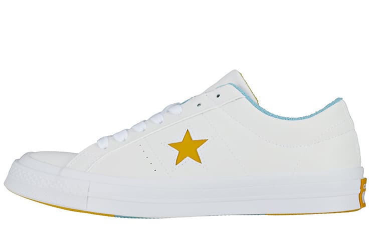 One Star Converse Ox 'White Mineral Yellow'