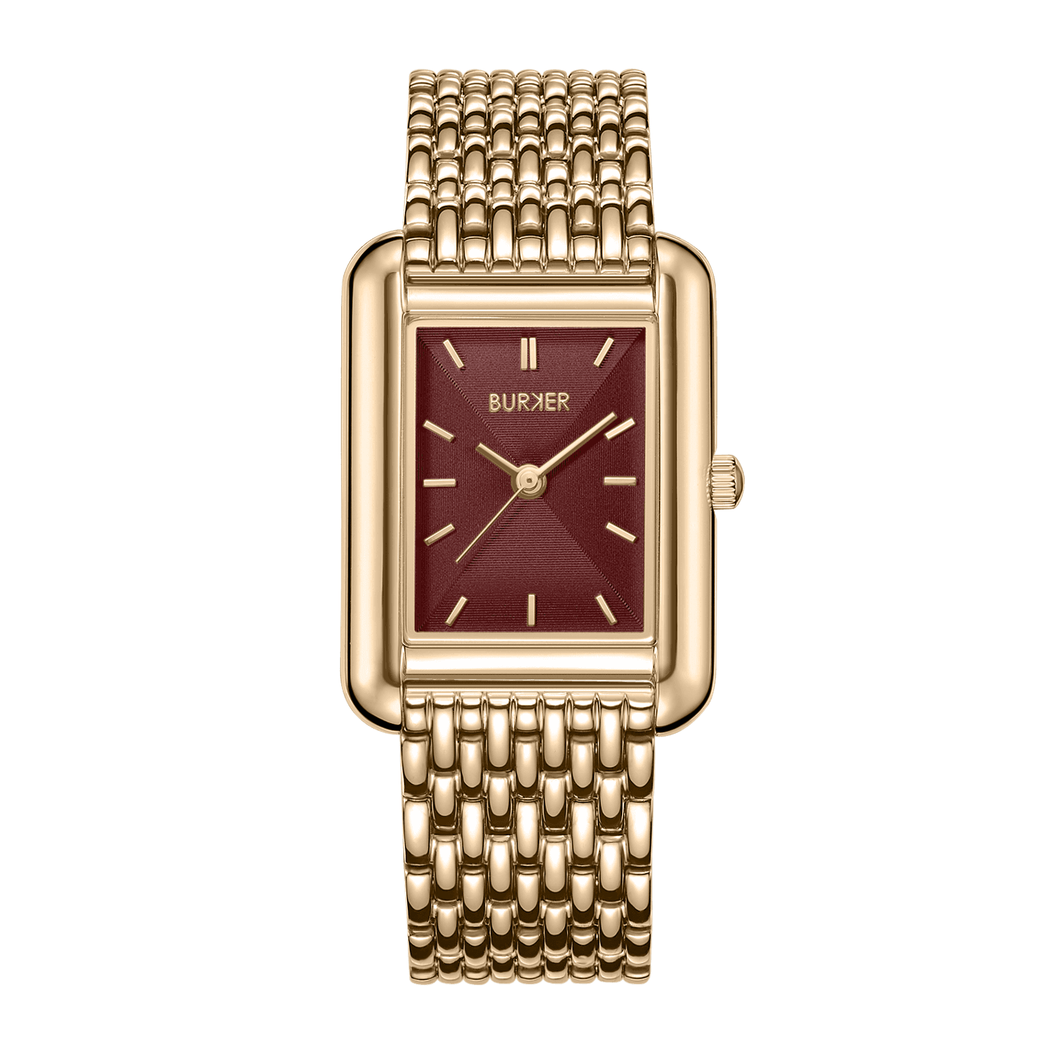 Olivia Gold Burgundy