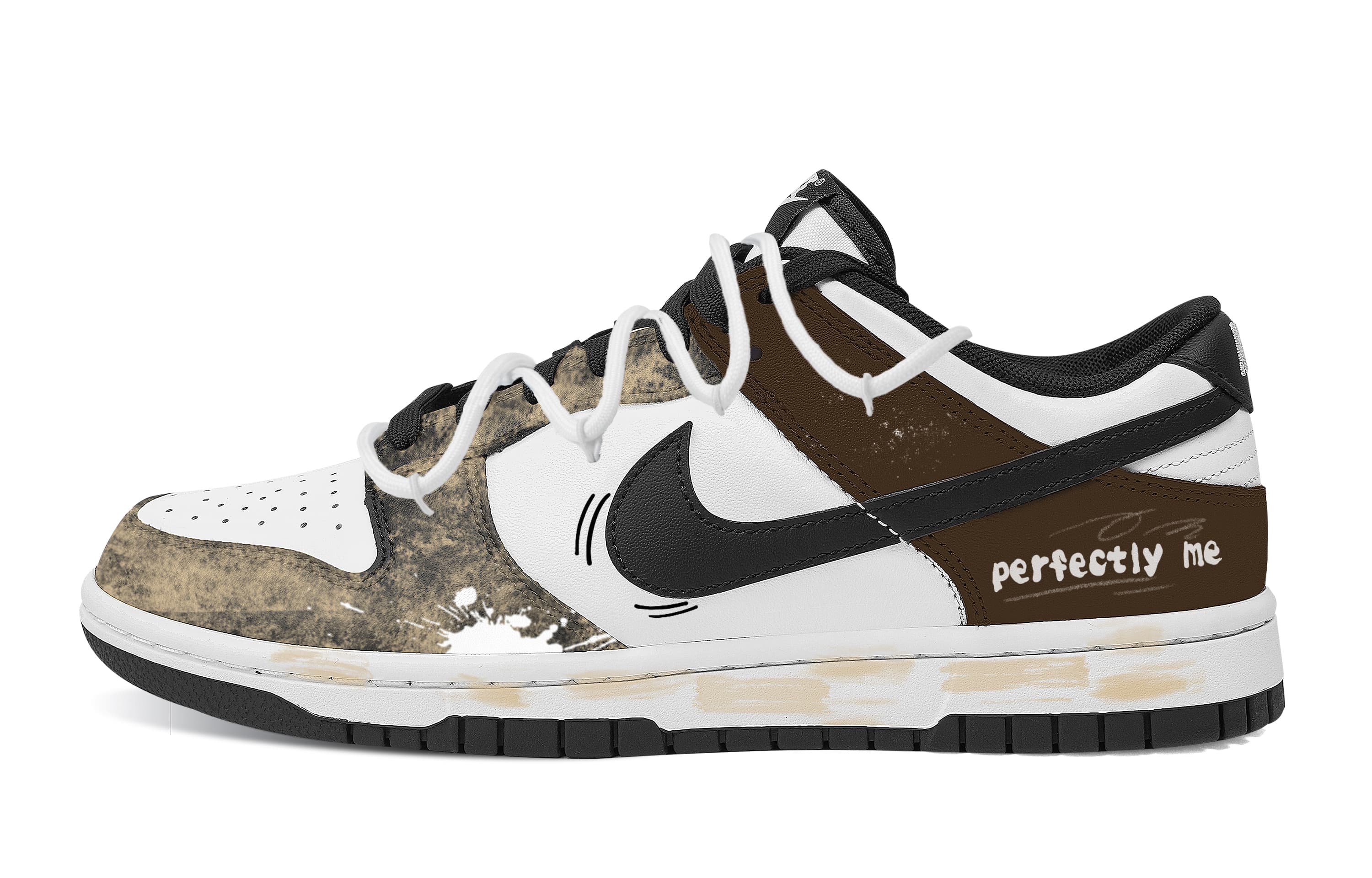Nike Dunk 'Autumn Marled' Low-Top Sneakers Unisex Brown White