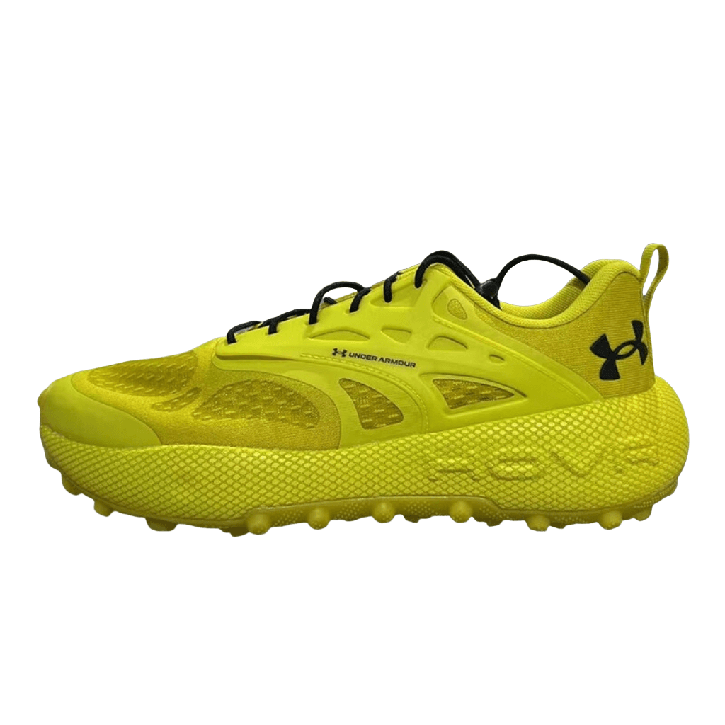 Under Armour Fat Tire Venture Comfortable Soft Wear-Resistant Low-Top Casual Running Shoes Unisex Yellow