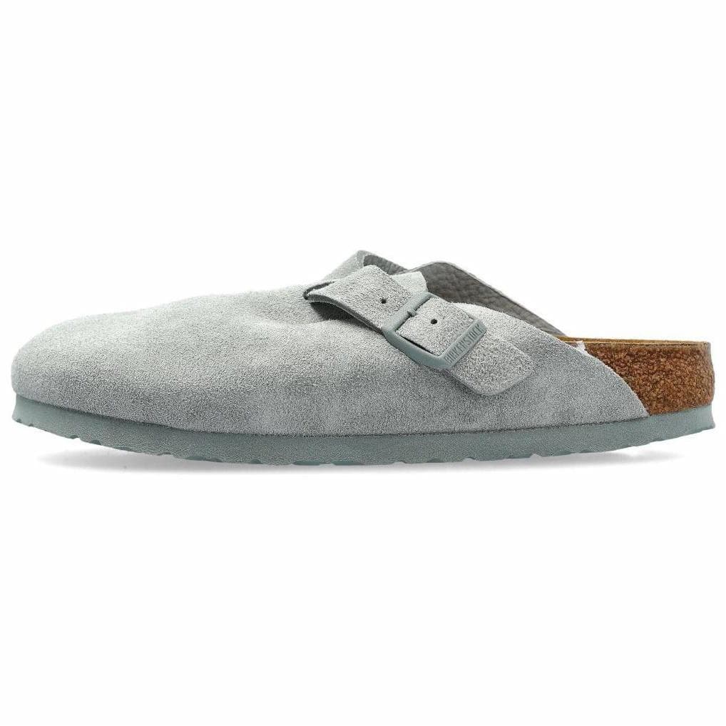 Boston Women's Birkenstock Suede Leather 'Pure Sage'