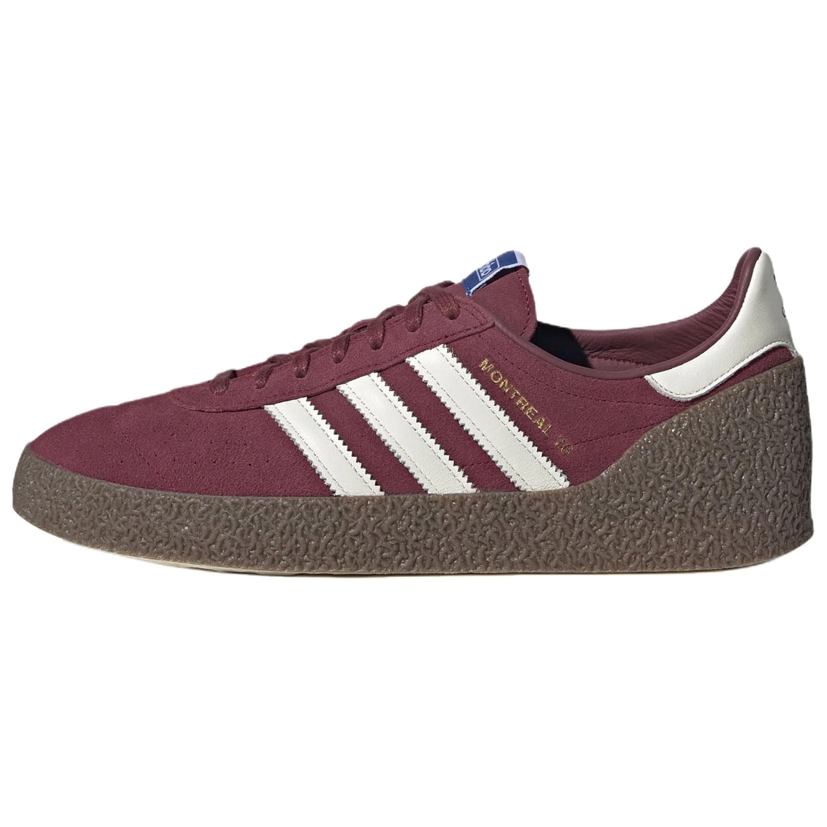adidas originals Montreal 76 Comfort Versatile Slip-Resistant Wear-Resistant Low-Top Skate Shoes Unisex Burgundy