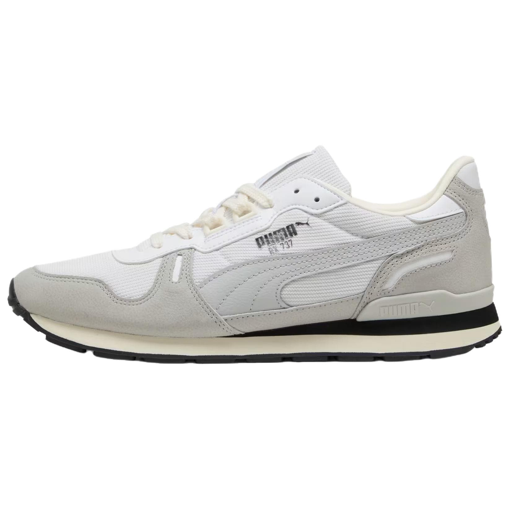 PUMA Rx 737 Comfort Versatile Low-Top Casual Lifestyle Shoes Unisex Grey White