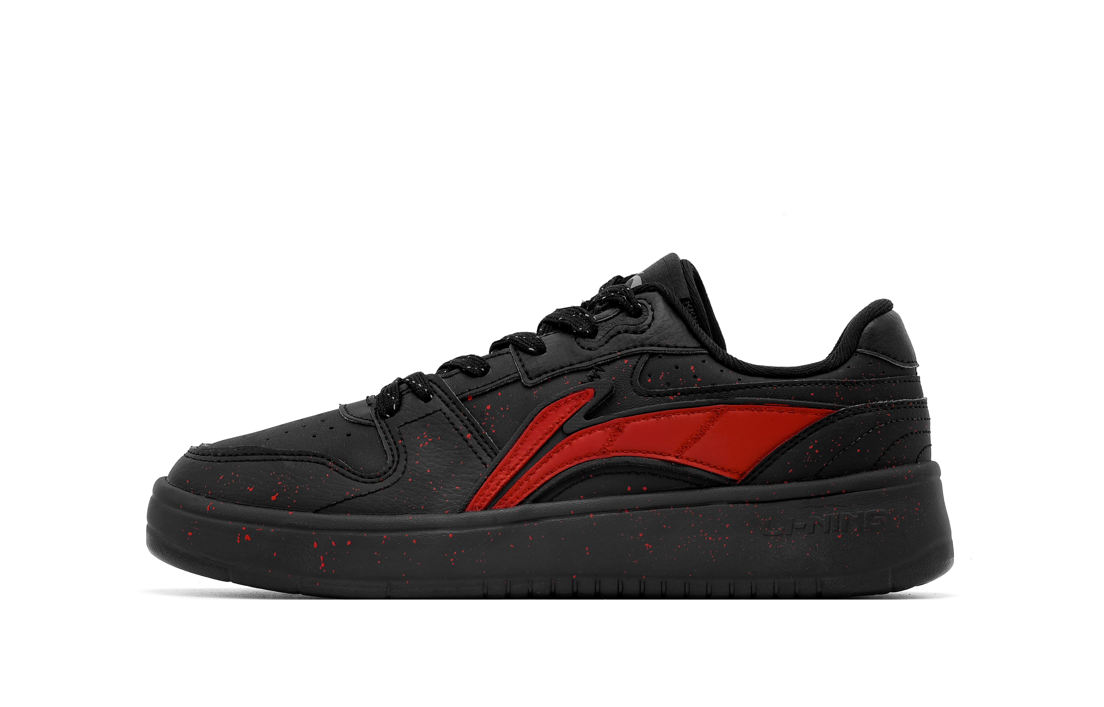 LiNing Yuanbao V2 Anti-Slip Wear-Resistant Low-Top Skateboard Shoes Men's Red
