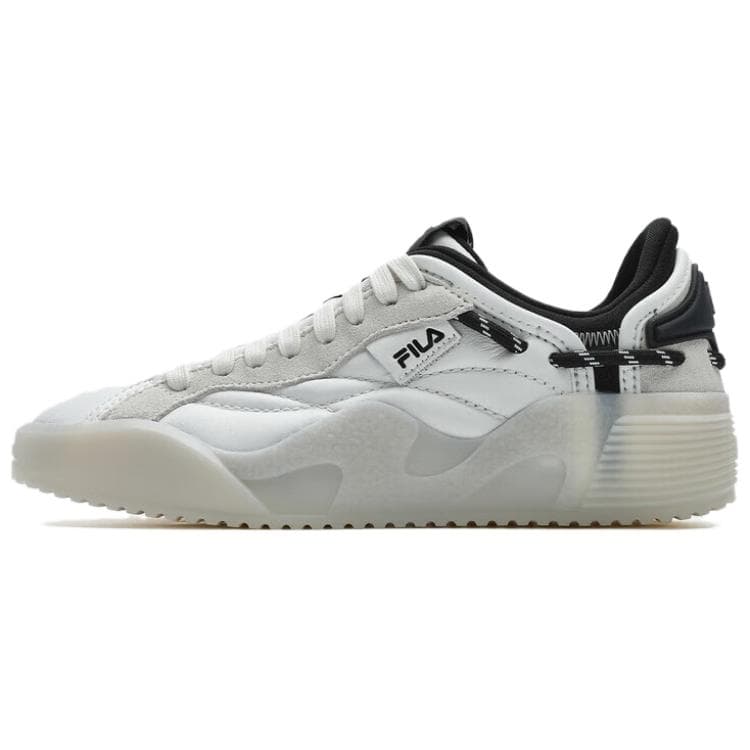 FILA ARTMOSPHERE Skateboard Shoes Women's Low-Top Bright White Vanilla Ice White