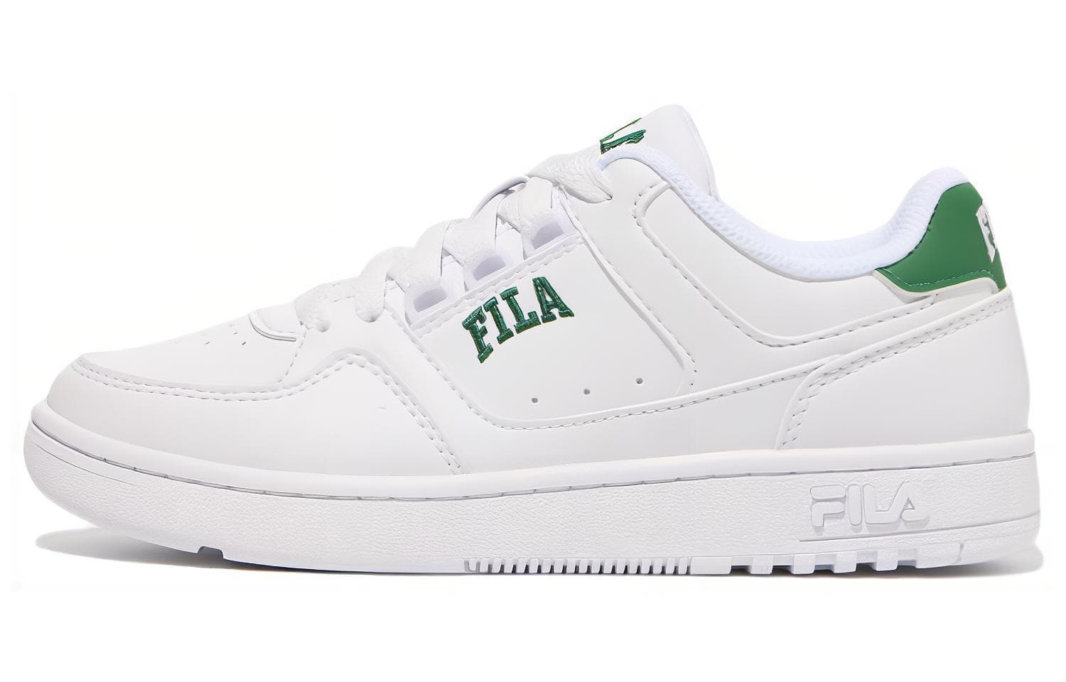 FILA Touch Down Low Tops Skateboarding Shoes Unisex White Green Version 'White Green'