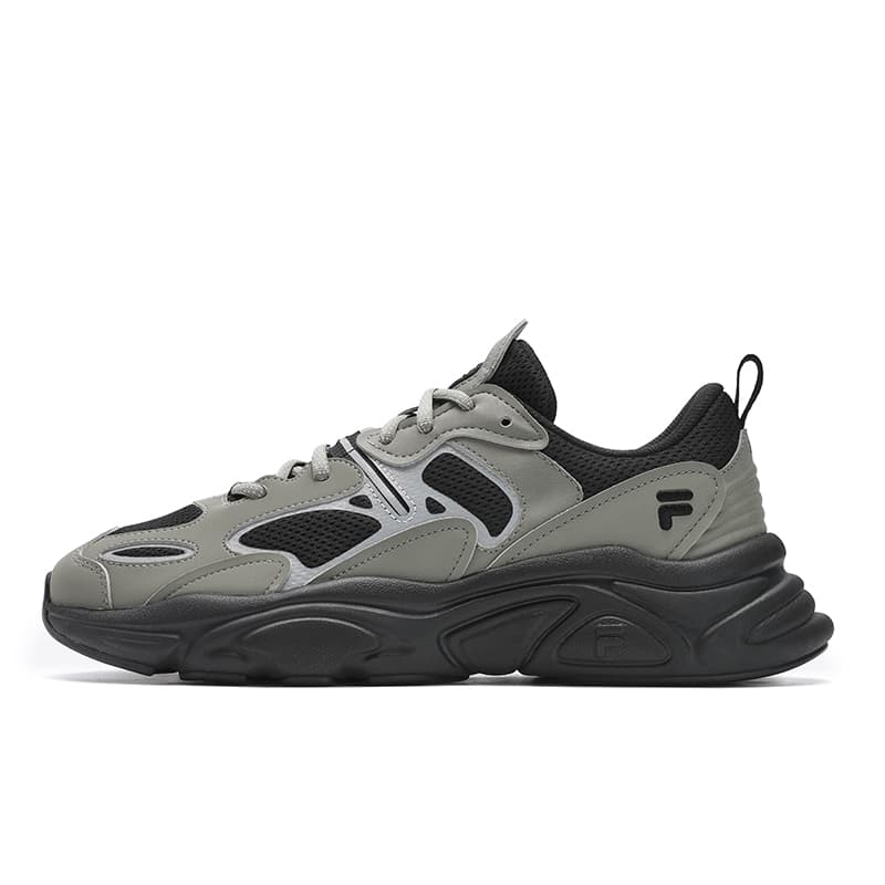 FILA Mars 2 Low Top Running Shoes Men's Black Green