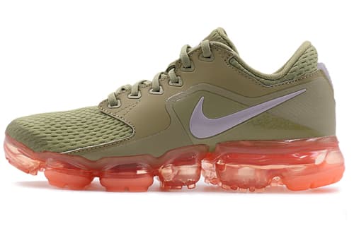 Nike AIR VAPORMAX Low-Top Casual Running Shoes Women's Olive Green