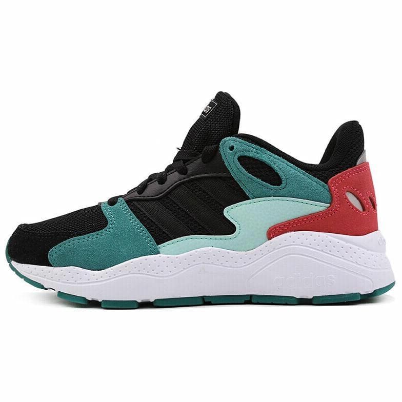 Adidas CRAZYCHAOS Anti-Slip Wear-Resistant Low-Top Casual Shoes Women's Black Green