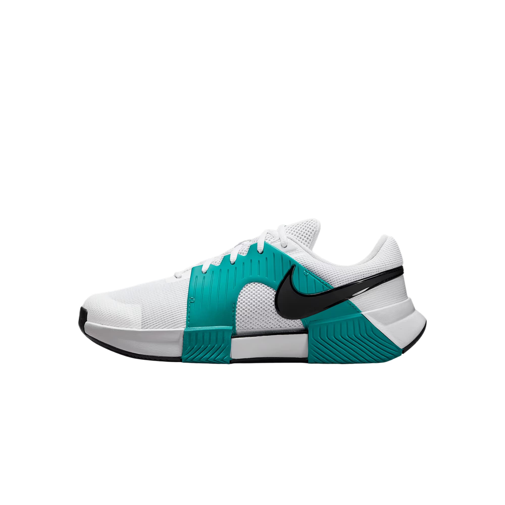 Nike GP Challenge 1 Abrasion Resistant Low Top Tennis Shoes Men's White