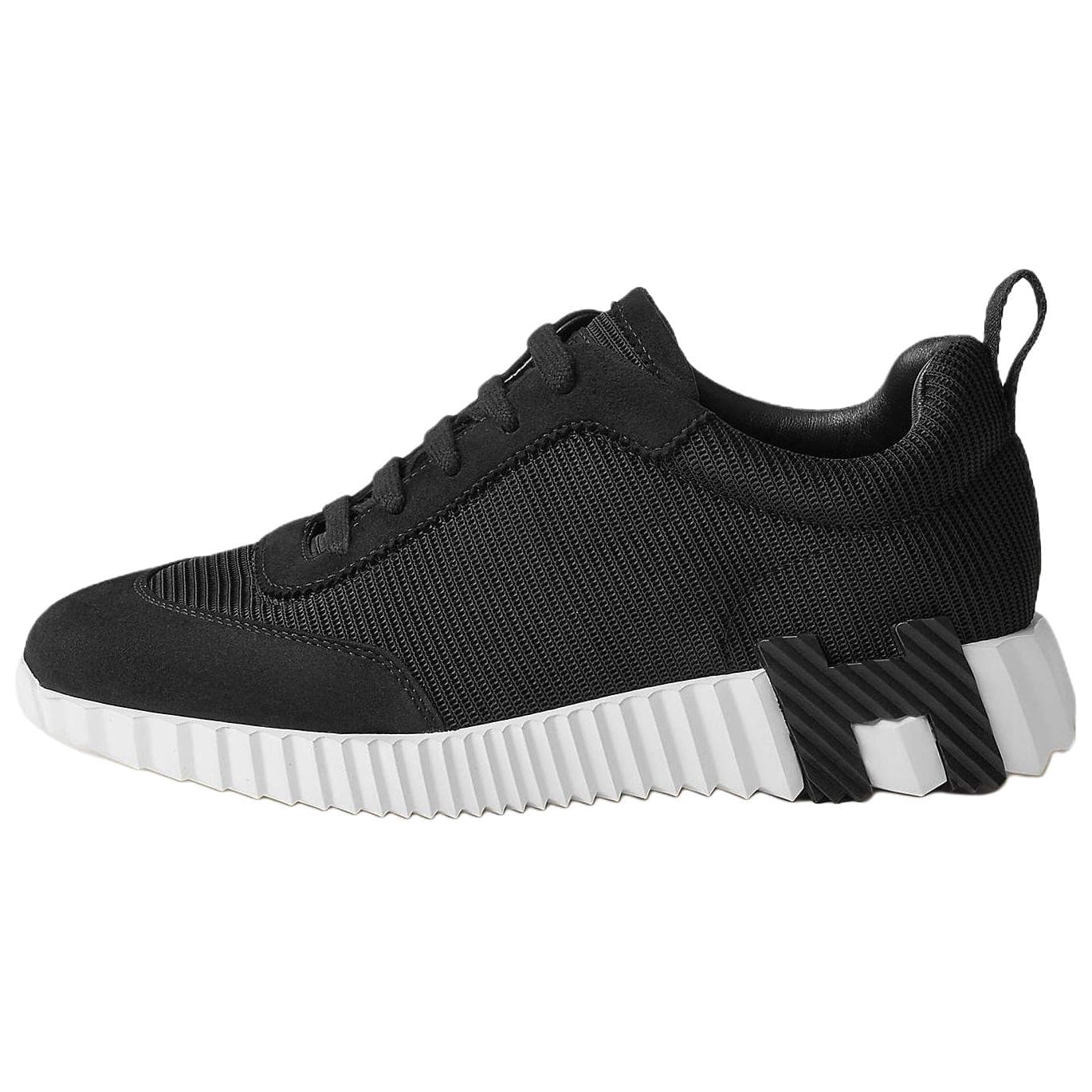 HERMES Bouncing Low Top Casual Shoes Women's Black