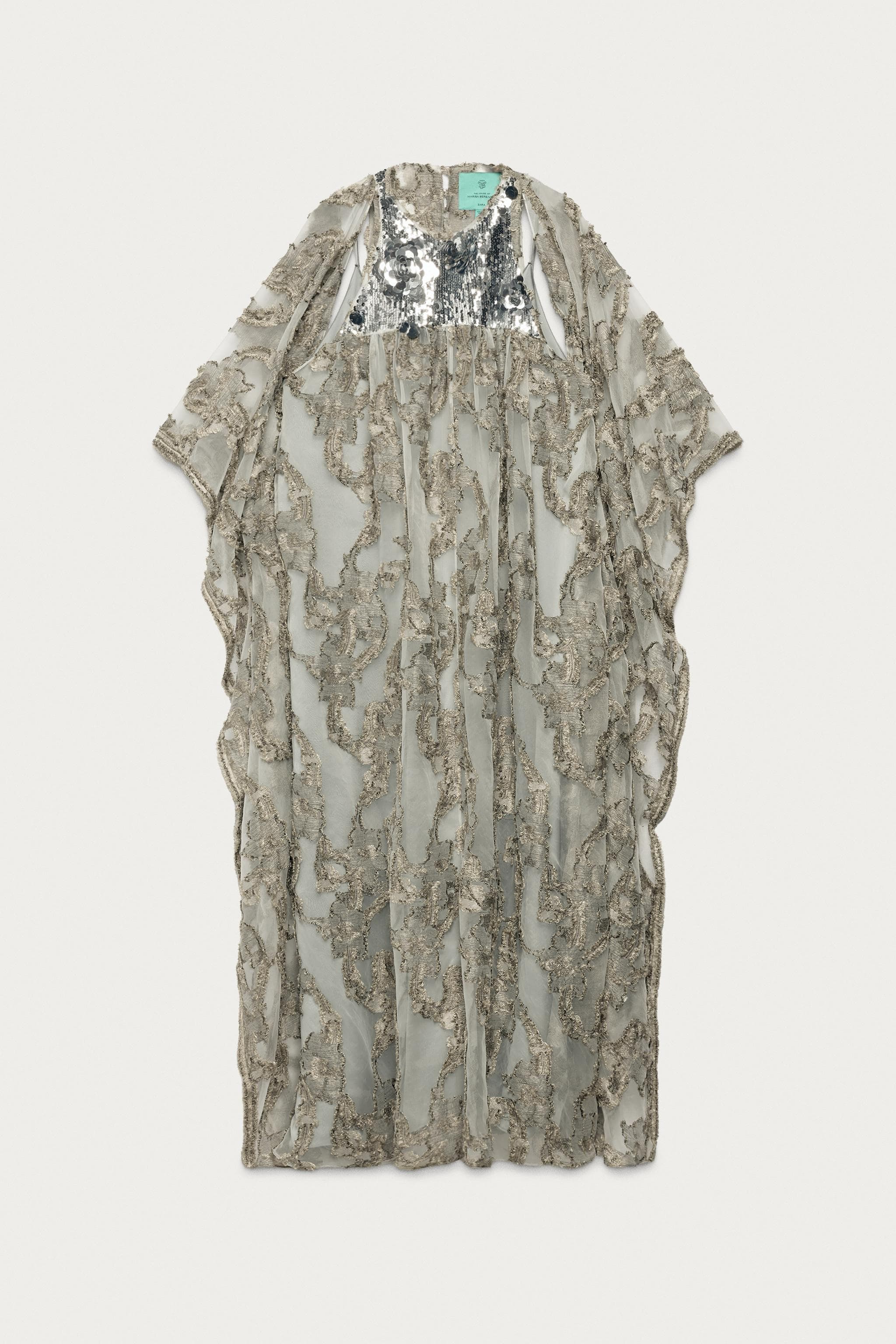 SEQUIN JACQUARD TUNIC DRESS MARISA BERENSON X ZARA