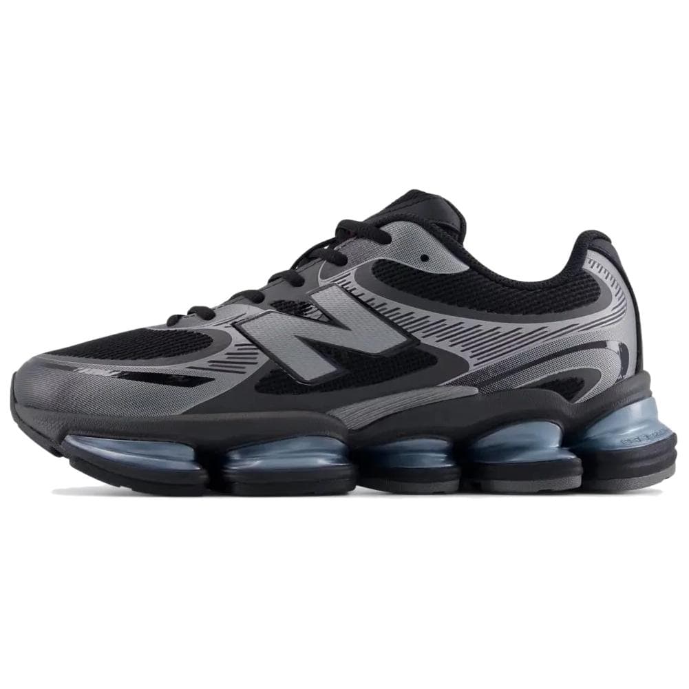 New Balance NB 2000 Versatile Comfortable Wear-Resistant Low-Top Running Shoes Unisex Silver Black
