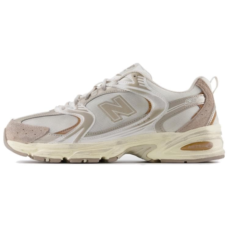 New Balance NB 530 Anti-Slip Wear-Resistant Mid-Top Chunky Sneakers Unisex White Gray
