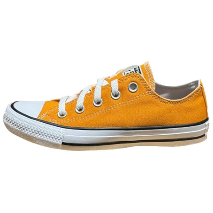 Converse ALLSTAR Anti-Slip Wear-Resistant Low-Top Canvas Shoes Unisex Yellow