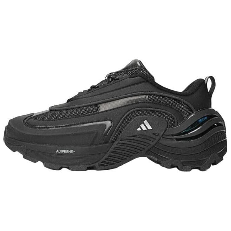 Adidas Wonder Runner Abrasion Resistant Low Top Running Shoes Unisex Black