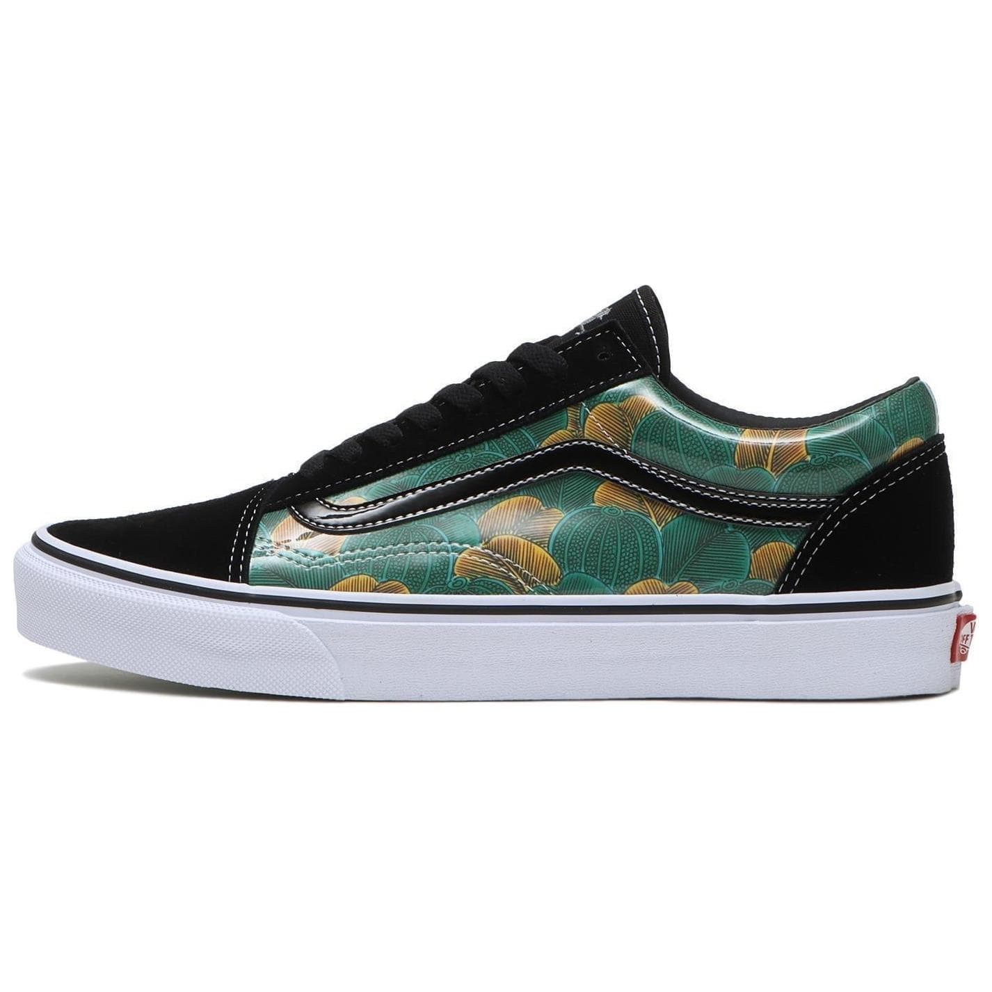 Kukutani x Vans Old Skool Comfort Versatile Waterproof Wear-Resistant Low-Top Sneakers Men's Green Black Brown