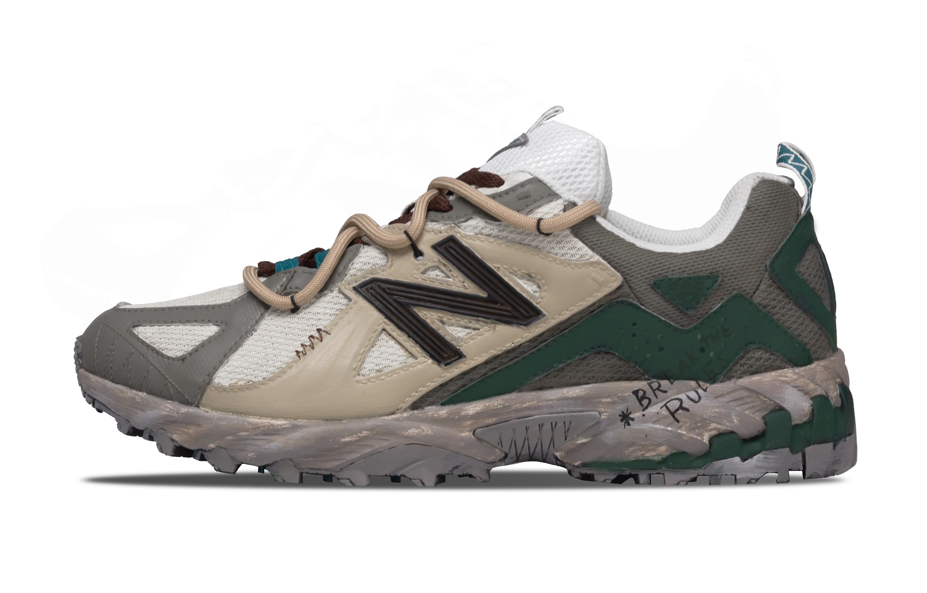 Custom SneakersNew Balance 610T 'Wilderness' Retro Distressed Techwear Style Versatile Wear-Resistant Low-Top Outdoor Functional Shoes Unisex