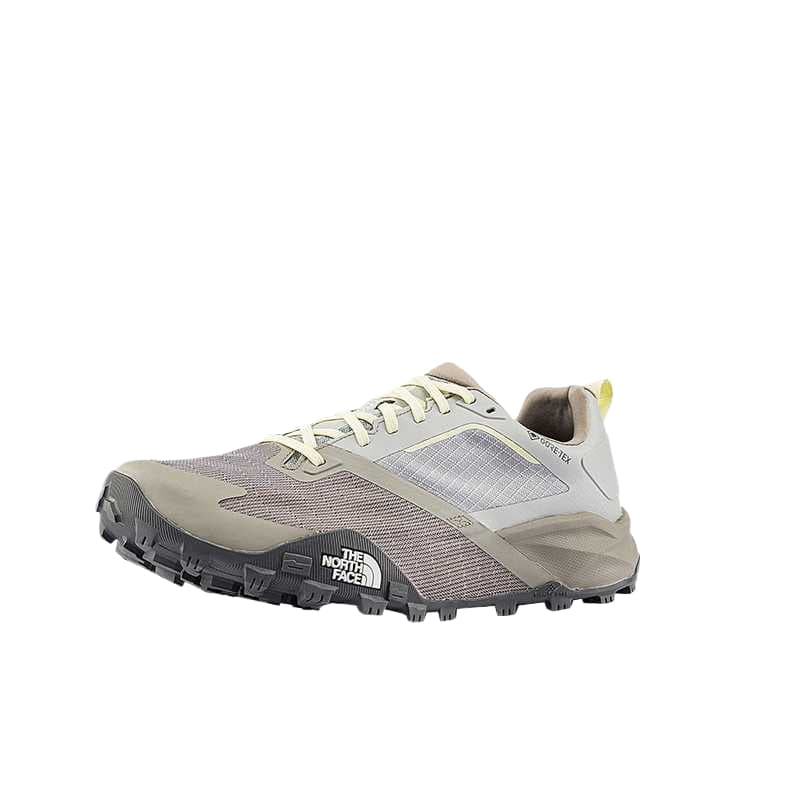 THE NORTH FACE Offtrail GTX Color Block Comfortable Trail Waterproof Grippy Hiking Trekking Shoes Men's Grey