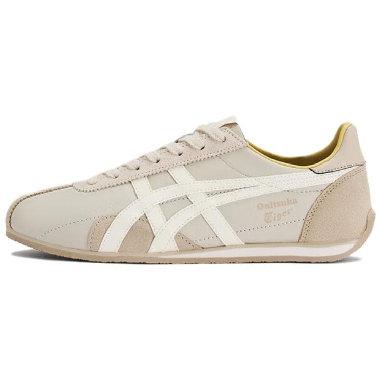 Onitsuka Tiger Runspark Anti-Slip And Wear-Resistant Lightweight Low-Top Casual Shoes Unisex Beige