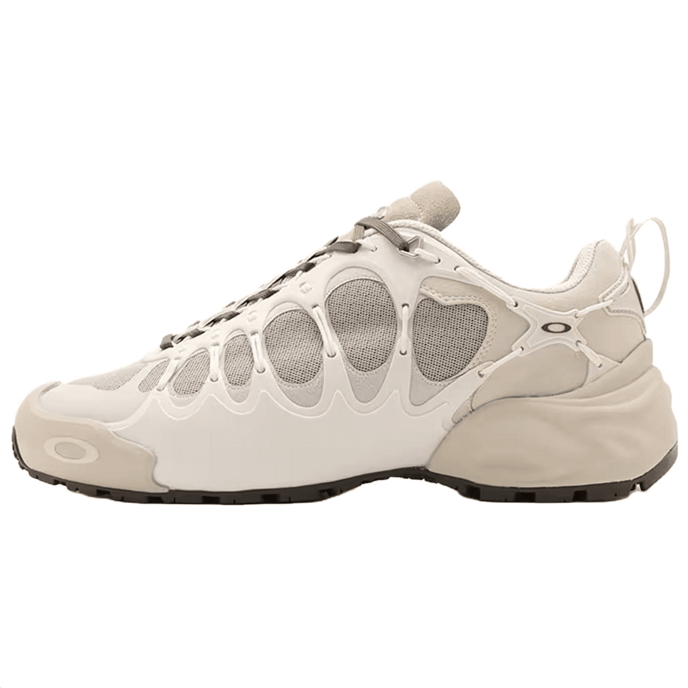 Oakley Factory Team IBEX Comfortable Versatile Fashion Durable Breathable Low-Top Casual Shoes Unisex White Gray